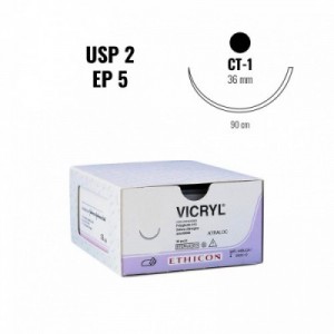 VICRYL EP 5 (2) 90 cm c/ago...