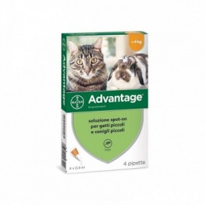 ADVANTAGE 40 4 pip x 0,4 ml...