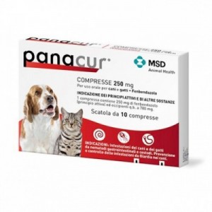 PANACUR 250 mg 10 cpr cane...