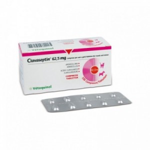 CLAVASEPTIN 62,5 mg 100 cpr...