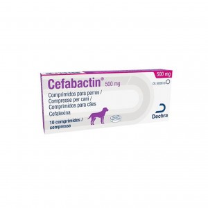 CEFABACTIN 500 mg 10 cpr cane