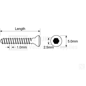 VITE CORTICALE 2.7MM X 12MM