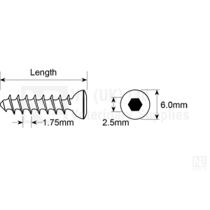 VITE OS.SPUGNOSO 4 MM CORPO...