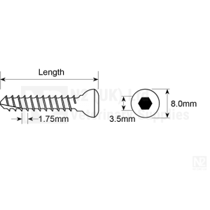 VITE CORTICALE 4.5 MM 44 MM...