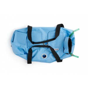 Borsa KRUUSE per esame veterinario di gatti 4–6 kg, nylon resistente, apertura con zip e velcro