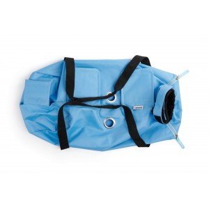 Borsa KRUUSE per esame veterinario di gatti 6–8 kg, nylon resistente, apertura con zip e velcro