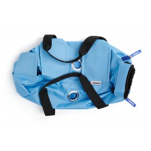 Borsa KRUUSE per esame veterinario di gatti 2–4 kg, nylon resistente, apertura con zip e velcro